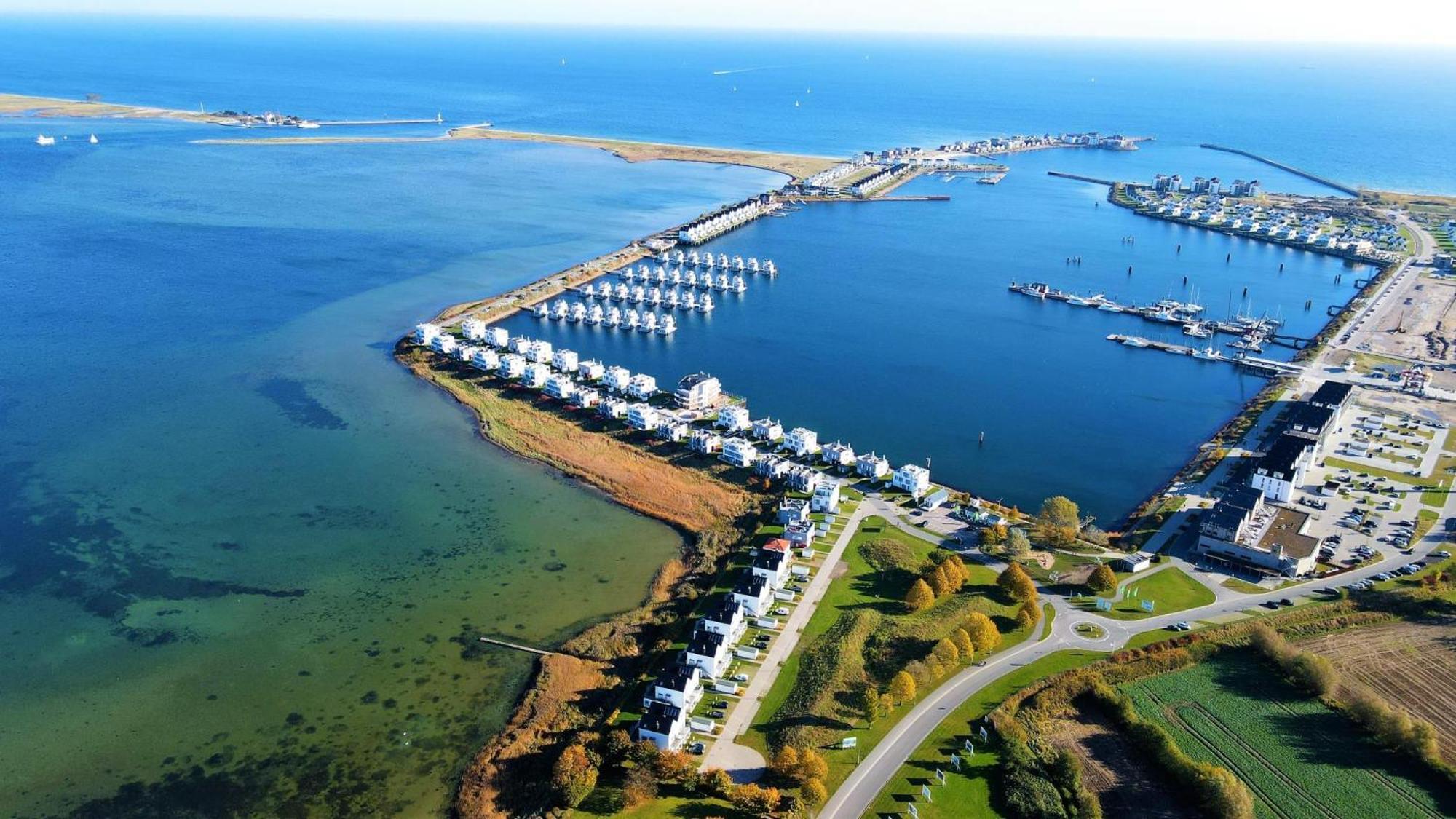Schwimmendes Ferienhaus Antares One By Seeblick Ferien Oro, Rundum Wasser, Sauna Olpenitz Dış mekan fotoğraf